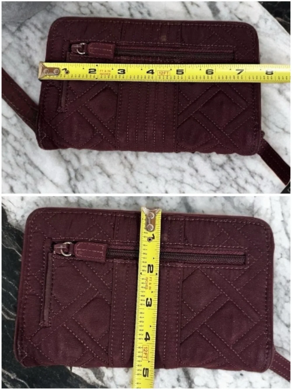 FREE* Vera Bradley Ultimate Trifold Accordion Wallet Rehabbed Floral Accents GUC - Picture 13 of 17